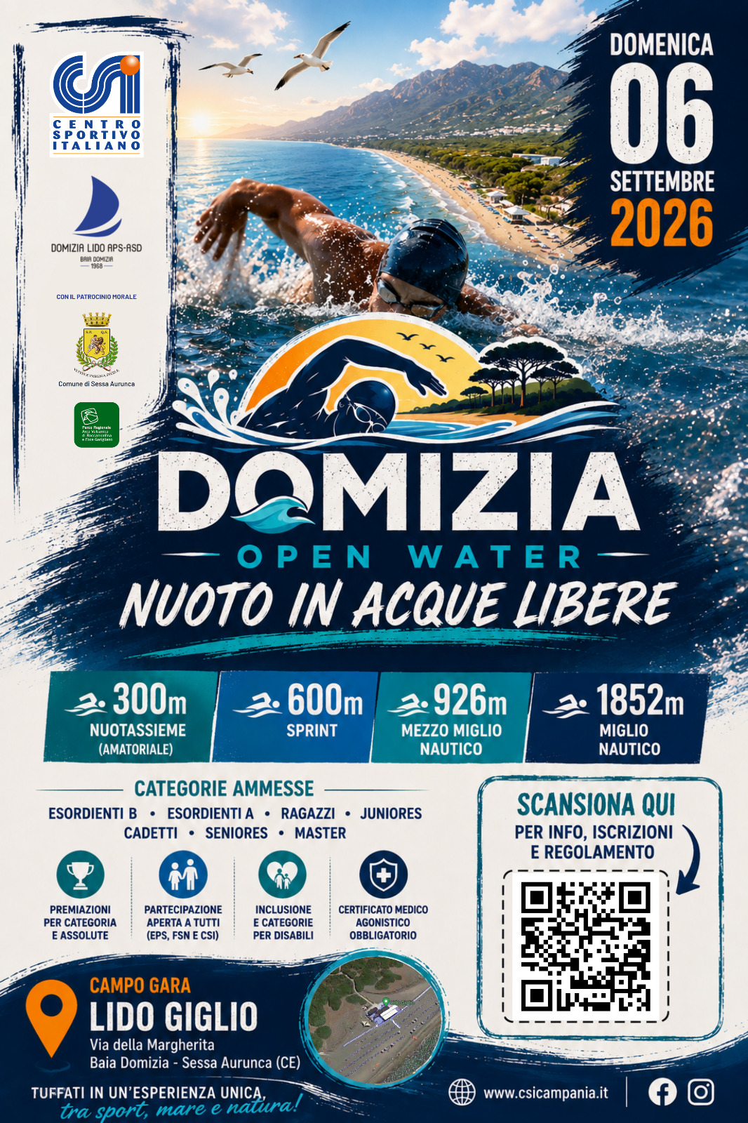 I^ EDIZIONE “DOMIZIA OPEN WATER”